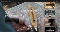 Desktop Screenshot of gainsborough.co.uk